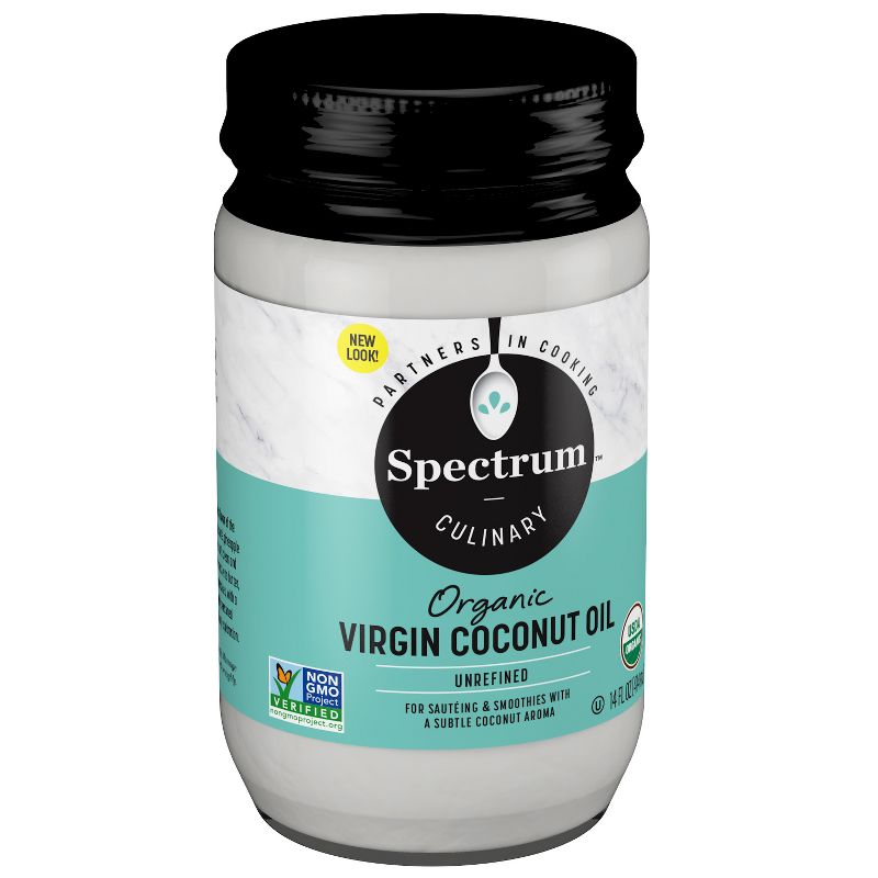 Spectrum Organic Virgin Coconut Oil 14oz, 1 of 5