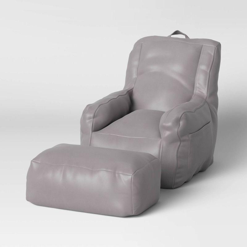 Sensory Friendly Kids' Chair with Ottoman - Pillowfort™, 1 of 11