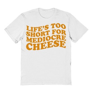 Duke & Sons Men's Mediocre Cheese Short Sleeve Graphic Cotton T - 1 of 3