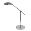 Creekwood Home Sleek Essentials 21" Pivot Arm Modern (Includes LED Light Bulb) Desk Lamp Chrome Finish - 3 of 4