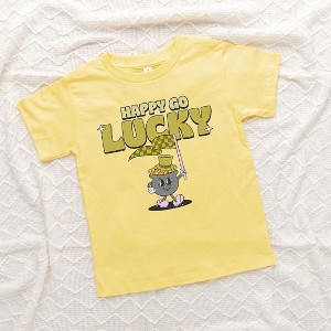 The Juniper Shop Happy Go Lucky Pot Of Gold Toddler Short Sleeve Tee - 1 of 2