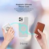 iHome Magnetic Silicone Velo Case, Slim & Shock Absorbent, MagSafe Compatible, iPhone 12/12 Pro, Grey - 2 of 4