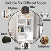 YONWAY Kids Bookcase, Bookshelf with 6 Compartments, Freestanding Shelves and Cube Organizer, for Bedroom Living Room Office Closet School in White - 4 of 4