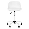 Lyngins Modern Small Upholstered Home Office Desk Chair,Adjustable Swivel Task Chair for Office,Study,Vanity Room - 2 of 4