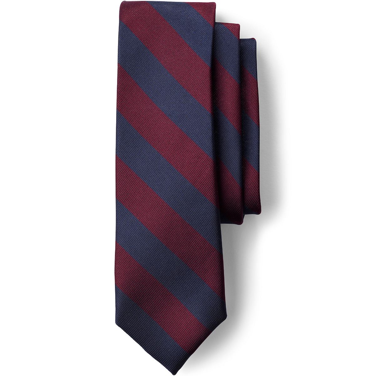 Lands' End School Uniform Kids Stripe To Be Tied Tie - thumbnail 2