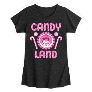 Girls' - Candy Land - Mr. Mint Fitted Short Sleeve Graphic T-Shirt - 1 of 4