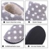 Women's Comfort Warm Faux Fleece Fuzzy Ankle Bootie Slippers Slip-on House Shoes Anti-Slip Sole Indoor/Outdoor - 2 of 4