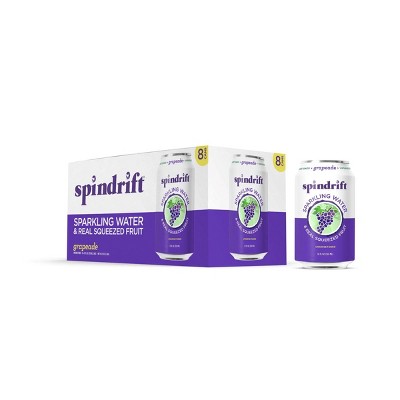 Spindrift Grapeade Sparkling Water - 8pk/12 fl oz Cans