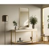 Elegant Lighting Contour Metal Rectangle Mirror 22x40 in Brass - 3 of 4