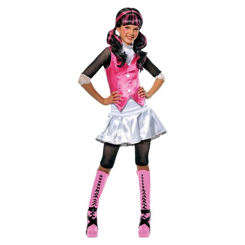 Halloween Mattel Monster High Girls' Draculaura Costume Small (4-6), Girl's