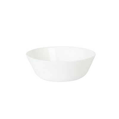 White Round Glass Dinnerware Set for 6