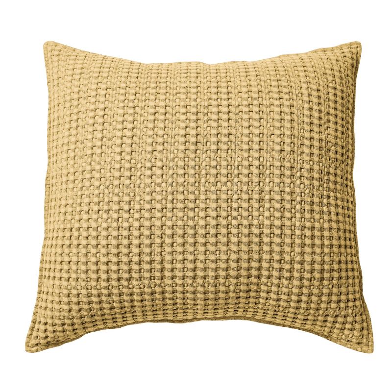 Mills Waffle Square Decorative Pillow - Levtex Home, 1 of 4