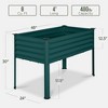 Best Choice Products 48x24x30in Elevated Galvanized Metal Garden Bed w/ Corner Protectors - 2 of 4
