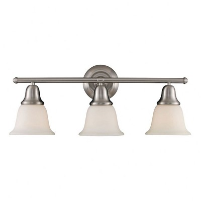 Elk Home Berwick 3 - Light Vanity in  Brushed Nickel
