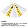 Unique Bargains Party Decoration Reusable Strong Rope Tassel Garland Banner 20 Pcs - 4 of 4