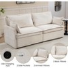 RISOKEYS 59.5 Inch Corduroy Sofa Bed - Convertible Sleeper Sofa with Side Storage for Living Room, Bedroom, Apartment - 4 of 4
