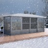 Erommy 12' X 14' Hardtop Gazebo Aluminum Frame Gazebo with Galvanized Steel Double Roof - 4 of 4