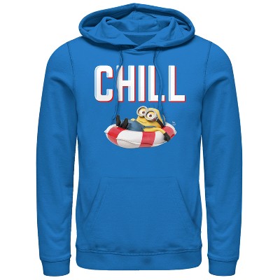 Men's Despicable Me Minions Chill Floatie Pull Over Hoodie