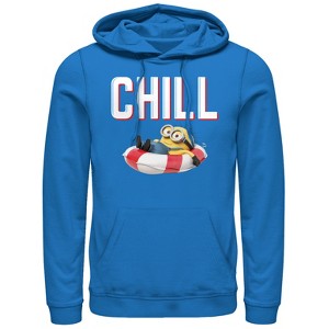 Men's Despicable Me Minions Chill Floatie Pull Over Hoodie - 1 of 3