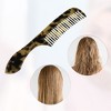 Unique Bargains Women Curly Thick Wavy Straight Hair Handheld Wide Tooth Comb 1 Pc - 4 of 4