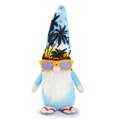 Lakeside Plush Seasonal Gnome with Ocean Beach Theme - Indoor Coastal Accent