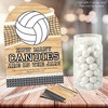 Big Dot of Happiness Bump, Set, Spike - Volleyball - How Many Candies Baby Shower or Birthday Party Game - 1 Stand and 40 Cards - Candy Guessing Game - 2 of 4