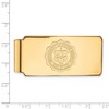 Black Bow Jewelry 10k Yellow Gold North Dakota Fighting Hawks NCAA Money Clip - 2 of 3