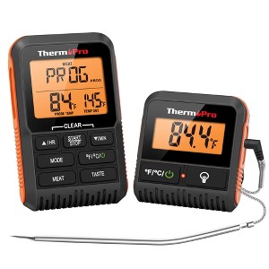 ThermoPro TP806BW Wireless Meat Thermometer with Large LCD Display and Dual Stainless steel probes for Grilling Smoker - 1 of 4