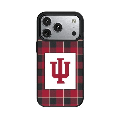 NCAA Big Ten Universities Plaid MagSafe Compatible Cell Phone Case for Apple iPhone 17 Series