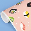 Big Dot of Happiness Sushi Wrapping Paper, Japanese Party Theme Gift Wrap for Birthday Parties, 24 in x 7 feet, 1 Roll - 4 of 4