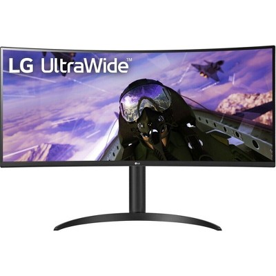 Manufacturer Refurbished LG 34WP65C-B 34'' Curved UltraWide QHD HDR FreeSync Monitor, Black
