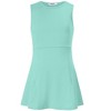Girls Tennis Dress with Built-in Shorts Girls Athletic Dress Sleeveless A Line Tennis Dress Pleated Girls Golf Dress - 3 of 4