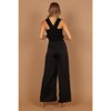 Petal and Pup Womens Wellington Wide Leg Satin Pant - 3 of 4