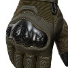 Alpine Swiss Men's Tactical Motorcycle Gloves Hard Knuckle Protective Outdoor Gloves for Riding Cycling Hunting Paintball - 3 of 4