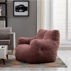 Bean Bag Chair Modern Tufted Memory Foam with Ergonomic Backrest for Living Room 37in Wide-3irtyhousy - 2 of 4