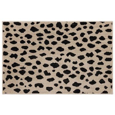 Daffodil Leopard Print Woven Rug - Threshold™