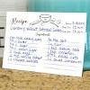 Outshine Co White Recipe Cards 4x6 Inches, Farmhouse Design (Set of 50) - White - 3 of 4