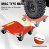 Car Dolly Heavy Duty, 6000 Lbs Capacity Wheel Dolly Car Skates with Wheels and Brakes, Tire Dolly Cart for Moving Cars, Trucks - 4 of 4