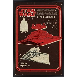 Trends International Star Wars: New Vintage - Star Destroyer Framed Wall Poster Prints - 1 of 4