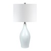 Hudson and Canal 28.25" Tall Porcela Table Lamp with Fabric Shade - 2 of 4