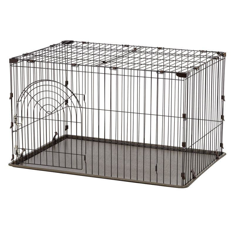 IRIS USA Wire Dog Crate Animal Cage, for Dogs indoor, 1 of 9