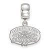 Black Bow Jewelry Sterling Silver Jacksonville State Gamecocks NCAA Bead Charm - 2 of 4