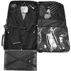 Amerileather Black Leather Novix Gament Bag - 3 of 4