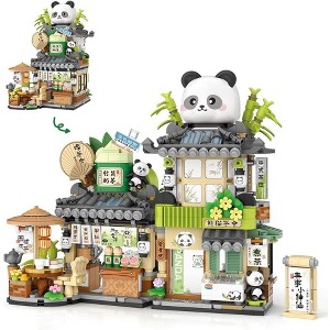 City Cafe Building Blocks Set, 1077-Piece Openable Coffee Shop Model with Mini Bricks for Kids Ages 8+ - 1 of 4