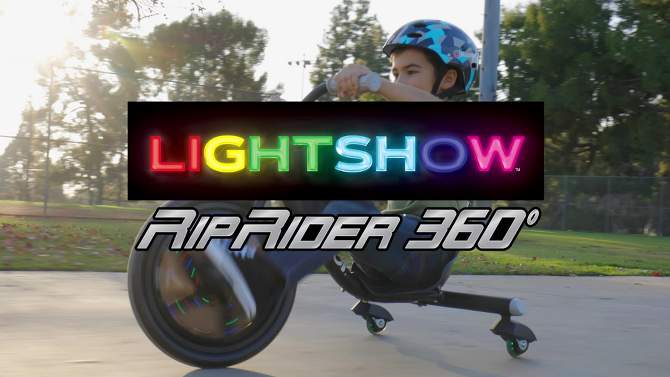 Razor Lightshow Rip Rider 16&#34; Kids&#39; Trike - Black, 2 of 15, play video