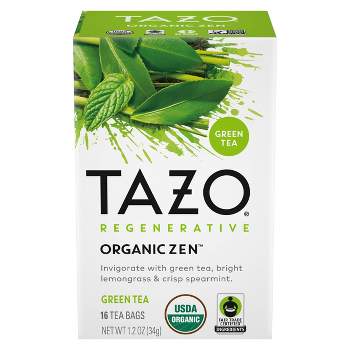 Tazo Regenerative Organic Zen Green Tea - 16ct