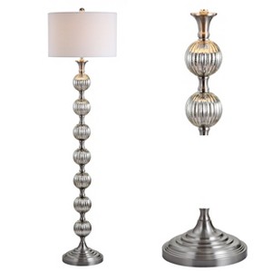 JONATHAN Y Oslo Glass/Metal LED Floor Lamp - 1 of 4