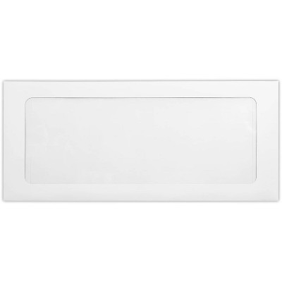 LUX #10 Full Face Window Envelopes (4 1/8 x 9 1/2) 1000/Pack 80lb. White (FFW-10-80W-1000)