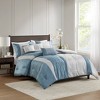Gracie Mills 6-PC Londonbury Jacquard Comforter Set with Throw Pillows - 4 of 4