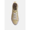 Glam Doll Knitted Sliver Platform Sneakers - 4 of 4